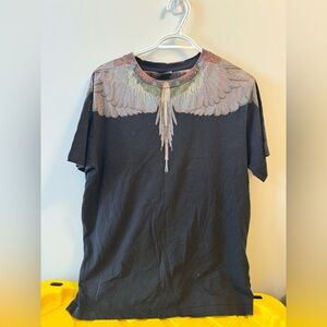 Marcelo Burlon Men's Black Graphic T-Shirt